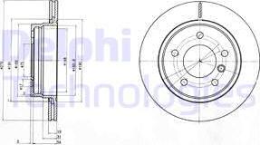 Delphi BG3041C - Bremžu diski www.autospares.lv