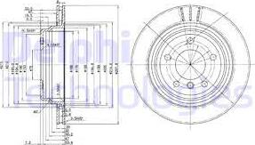 Delphi BG3042 - Bremžu diski autospares.lv