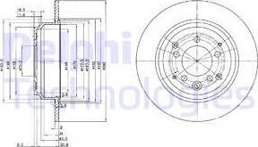 Delphi BG3060 - Bremžu diski www.autospares.lv