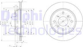 Delphi BG3062 - Bremžu diski www.autospares.lv