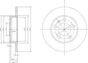 TRW DF2805S - Тормозной диск www.autospares.lv