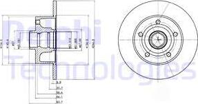 Delphi BG3030C - Bremžu diski www.autospares.lv