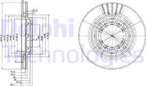 Delphi BG3115 - Bremžu diski www.autospares.lv