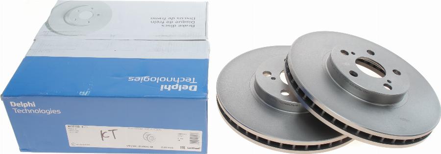 Delphi BG3189 - Тормозной диск www.autospares.lv