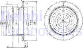 Delphi BG3188 - Bremžu diski www.autospares.lv