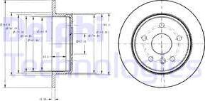 Delphi BG3178 - Bremžu diski www.autospares.lv