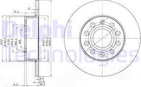 Delphi BG3890 - Bremžu diski autospares.lv