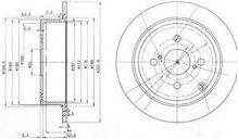 Delphi BG3889C - Bremžu diski www.autospares.lv