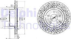 Delphi BG3828 - Bremžu diski www.autospares.lv