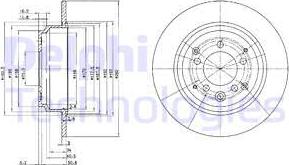 Delphi BG3390 - Bremžu diski www.autospares.lv