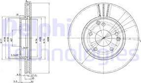 Delphi BG3240C - Bremžu diski www.autospares.lv