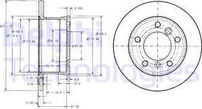 Delphi BG3237C - Bremžu diski www.autospares.lv