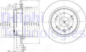 Delphi BG3797 - Bremžu diski autospares.lv