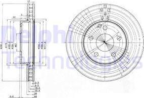 Delphi BG3755C - Bremžu diski www.autospares.lv