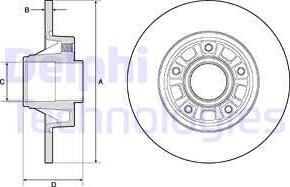 Delphi BG3767 - Bremžu diski autospares.lv