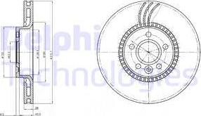 Delphi BG3784 - Bremžu diski autospares.lv