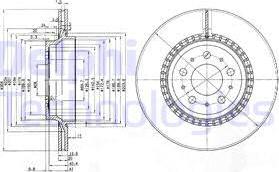 Delphi BG3782C - Bremžu diski autospares.lv