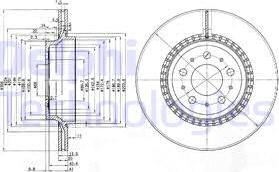 Delphi BG3782 - Bremžu diski autospares.lv