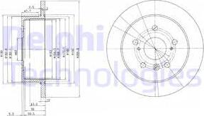 Delphi BG3736 - Bremžu diski www.autospares.lv