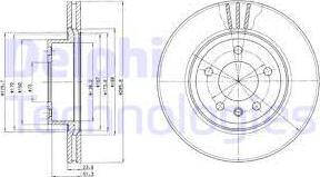 Delphi BG2908 - Bremžu diski www.autospares.lv