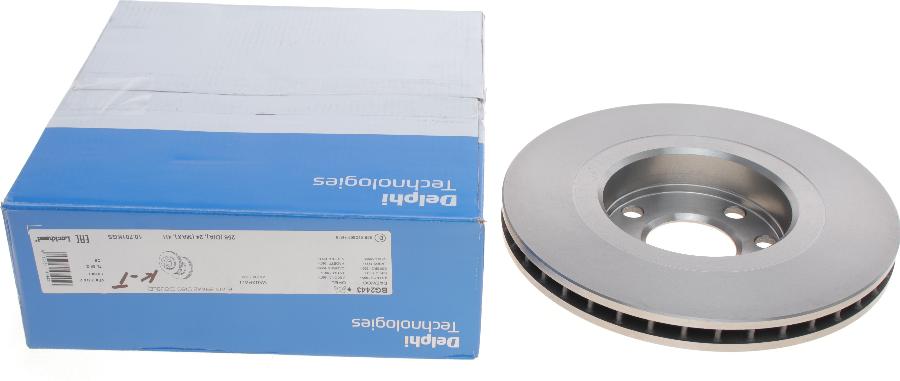 Delphi BG2443 - Brake Disc www.autospares.lv