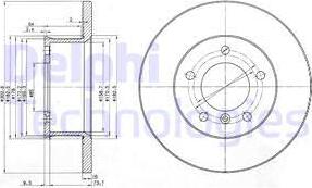 Delphi BG2556 - Bremžu diski www.autospares.lv