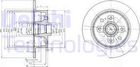 Delphi BG2571 - Bremžu diski autospares.lv