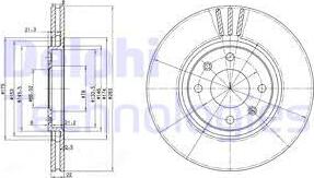 Delphi BG2690 - Bremžu diski www.autospares.lv