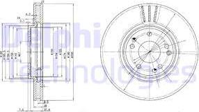 Delphi BG2675 - Bremžu diski www.autospares.lv