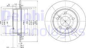 Delphi BG2676 - Bremžu diski www.autospares.lv