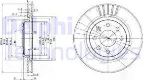 Delphi BG2899 - Bremžu diski autospares.lv