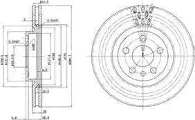 BOSCH 986478812 - Bremžu diski www.autospares.lv