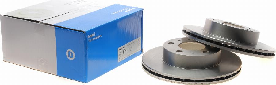 Delphi BG2847 - Brake Disc www.autospares.lv