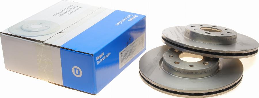 Delphi BG2830 - Brake Disc www.autospares.lv