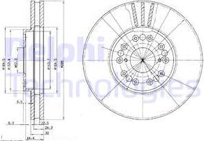 Delphi BG2829 - Bremžu diski autospares.lv