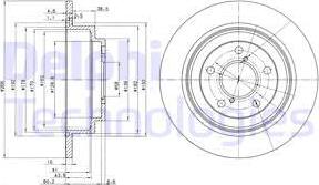 Delphi BG2826C - Bremžu diski www.autospares.lv