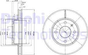 Delphi BG2339 - Bremžu diski www.autospares.lv