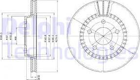 Delphi BG2377 - Bremžu diski autospares.lv