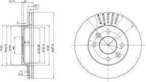 BOSCH 0 986 479 850 - Bremžu diski autospares.lv