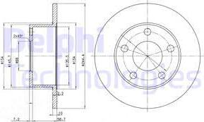 Delphi BG2746C - Bremžu diski www.autospares.lv