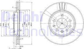 Delphi BG2750 - Bremžu diski autospares.lv