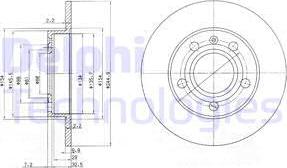 Delphi BG2753 - Bremžu diski www.autospares.lv