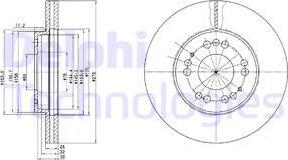 Delphi BG2765 - Bremžu diski www.autospares.lv