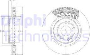 Delphi BG2775 - Bremžu diski www.autospares.lv