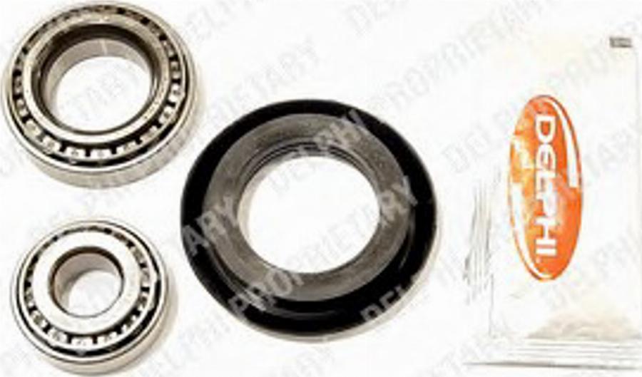 Delphi BK648 - Подшипник ступицы колеса, комплект www.autospares.lv