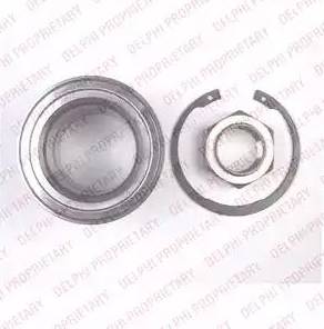 Delphi BK1417 - Wheel hub, bearing Kit www.autospares.lv