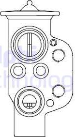 Delphi CB1004V - Izplešanās vārsts, Gaisa kond. sistēma www.autospares.lv