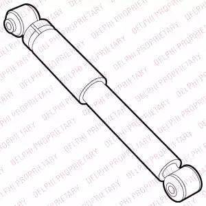 Delphi DG4316 - Shock Absorber www.autospares.lv