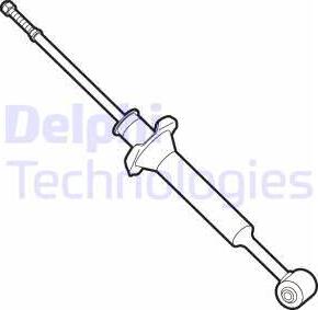 Delphi DG3543 - Shock Absorber www.autospares.lv