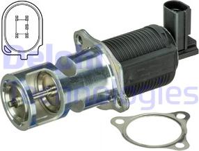 Delphi EG10402-12B1 - Izpl. gāzu recirkulācijas vārsts www.autospares.lv